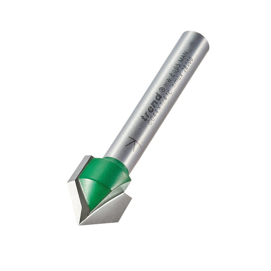 TREND CO44X1/4TC CHAM V GROOV A=45 DEG X12.7 DIA
