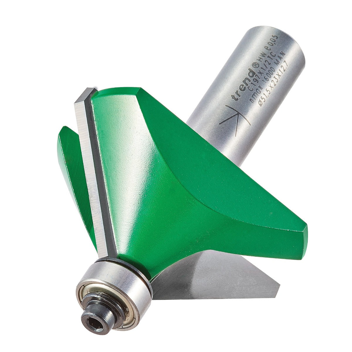 TREND C197 X 1/2TC B/GUIDED CHAMFER 45 DEG 51MM DIA