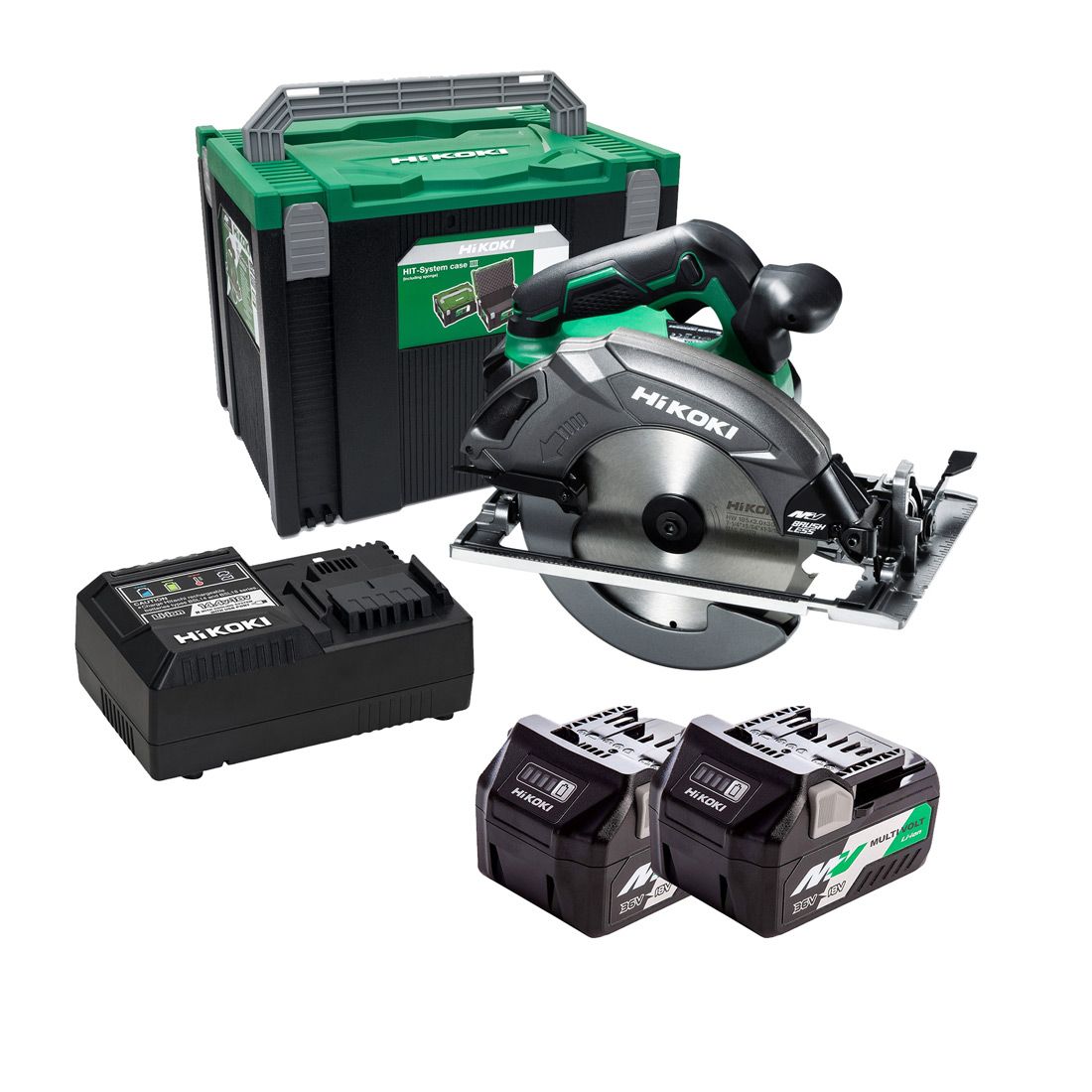 HIKOKI 3607DAJRZ 36V MULTI VOLT CIRCULAR SAW 2 X 36V
