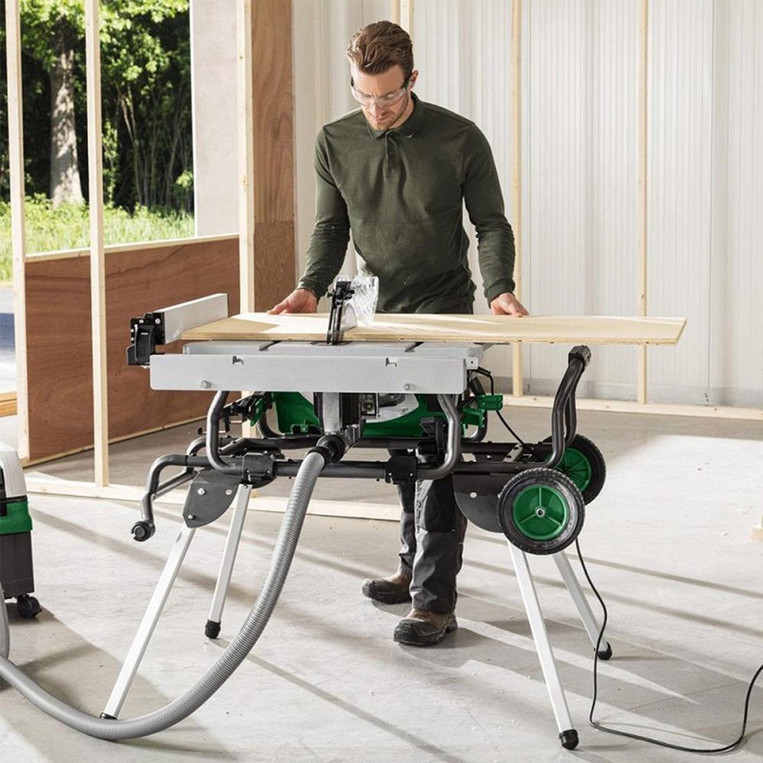 HIKOKI C3610DRJ 36V TABLE SAW BODY MULTI VOLT + LEGSTAND