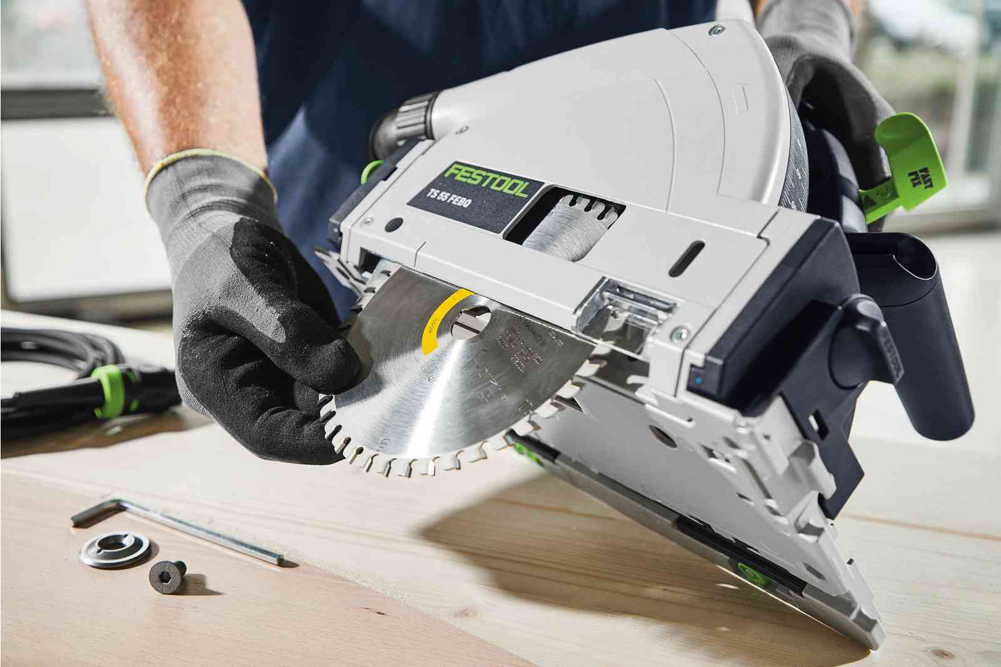FESTOOL TS55 REBQ-PLUS 576002 SYS3 BOX + HW W48 BLADE 240V