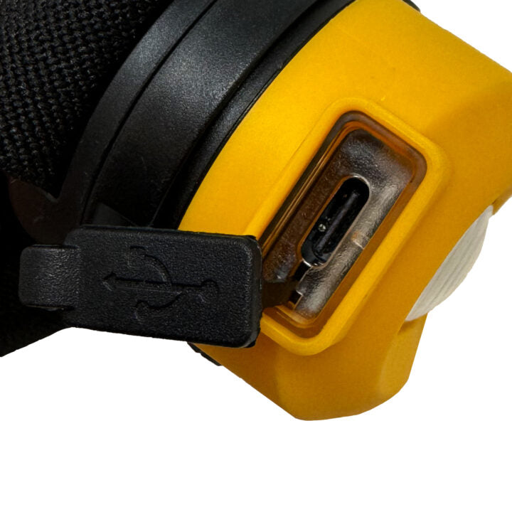 JCB HT-XTRA IP44 MAGNETIC USB-C HEAD TORCH / WORK LIGHT