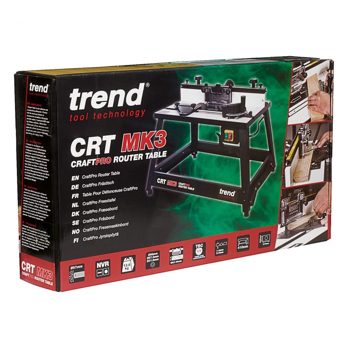 TREND CRT/MK3L 110V ROUTER TABLE BENCHTOP PORTABLE 16A