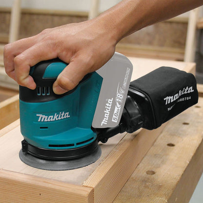 MAKITA DBO180Z 18V LXT SANDER BODY + 30 DISCS 80,120,180G