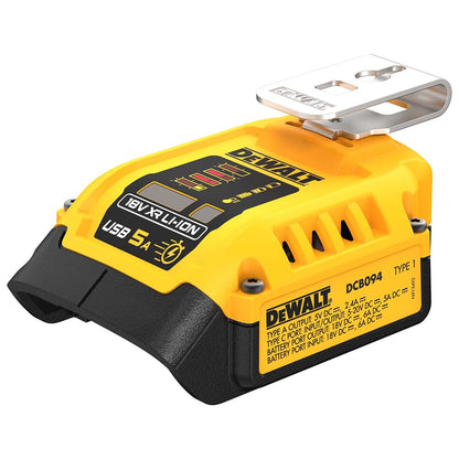 DEWALT DCB094H2 USB-C 2 X 5AH POWERSTACK CHARGING KIT