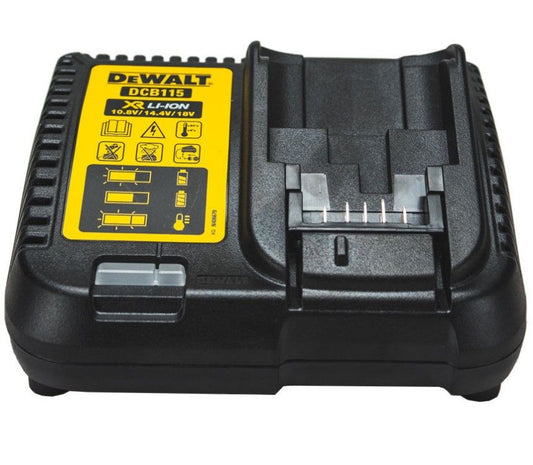 DEWALT DCB115 XR 240V CHARGER 10.8V - 18V LI-ION TWIN PACK