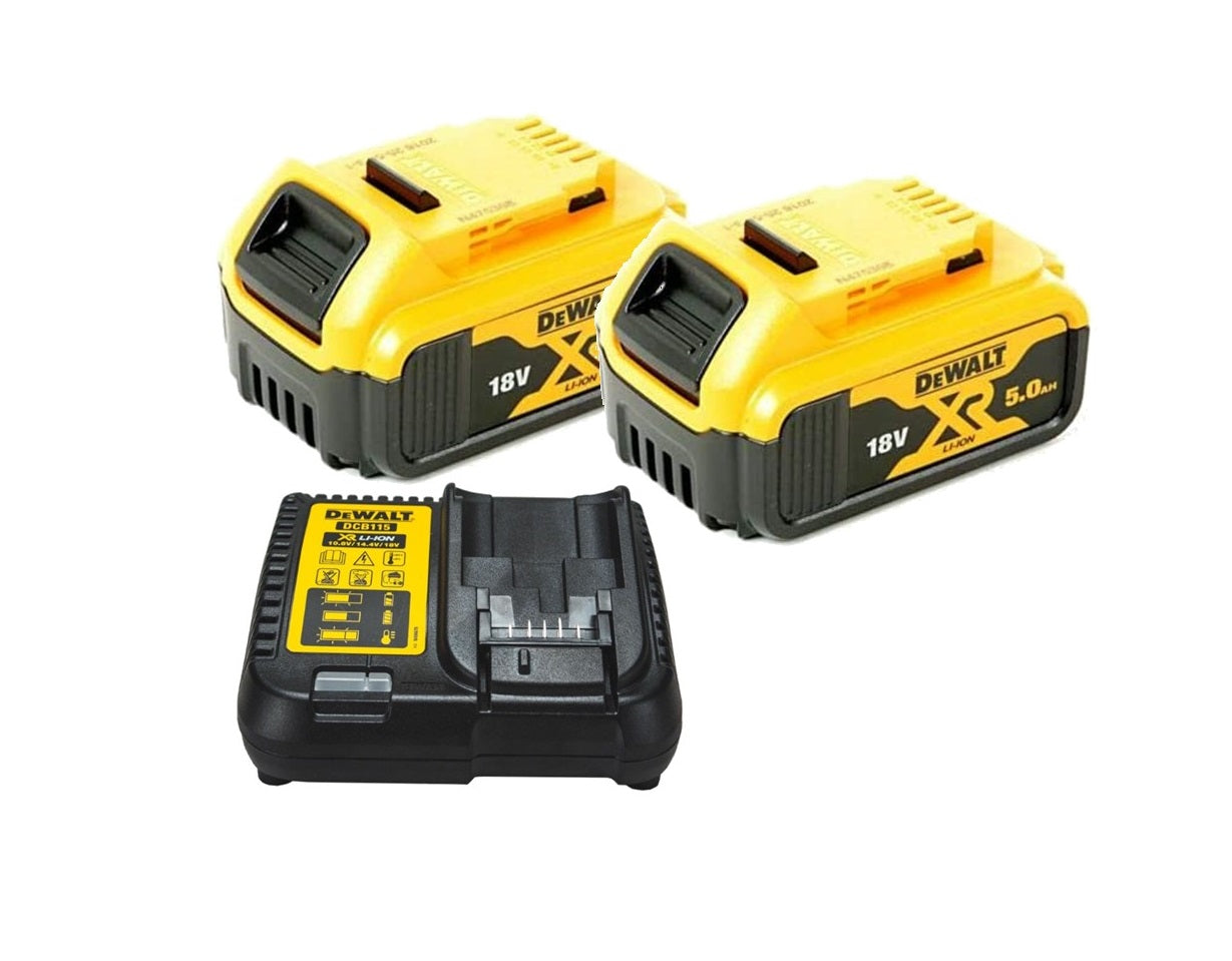 DEWALT DCK2071P2T 18V XR TWIN KIT DCH133 DCD796 2 X 5.0AH