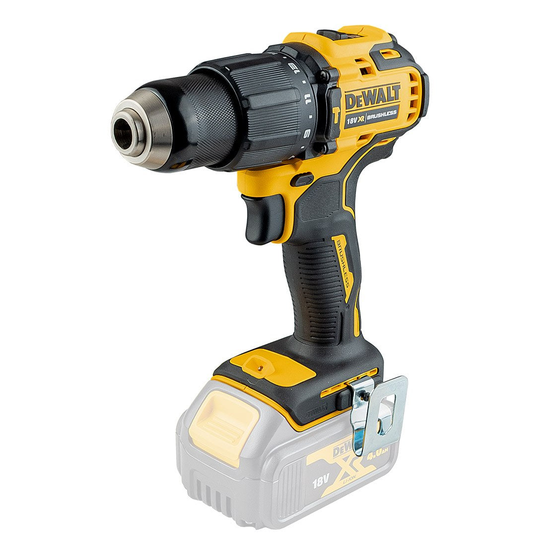 DEWALT DCK2070M2T 18V XR TWIN B/LESS COMBI + SDS HAMMER
