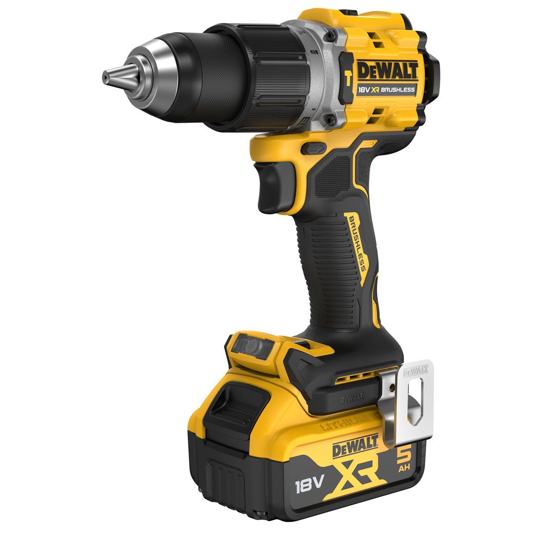 DEWALT DCD805P2T 18V XR BLESS COMBI DRILL 2 X 5.0AH