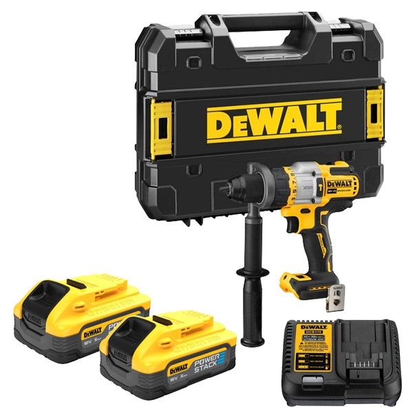 DEWALT DCD999H2T 18V XR COMBI DRILL PREMIUM POWERSTACK 2x5AH