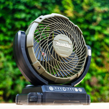 MAKITA DCF102ZO 14V/18V FAN PORTABLE BODY LXT OLIVE 180MM