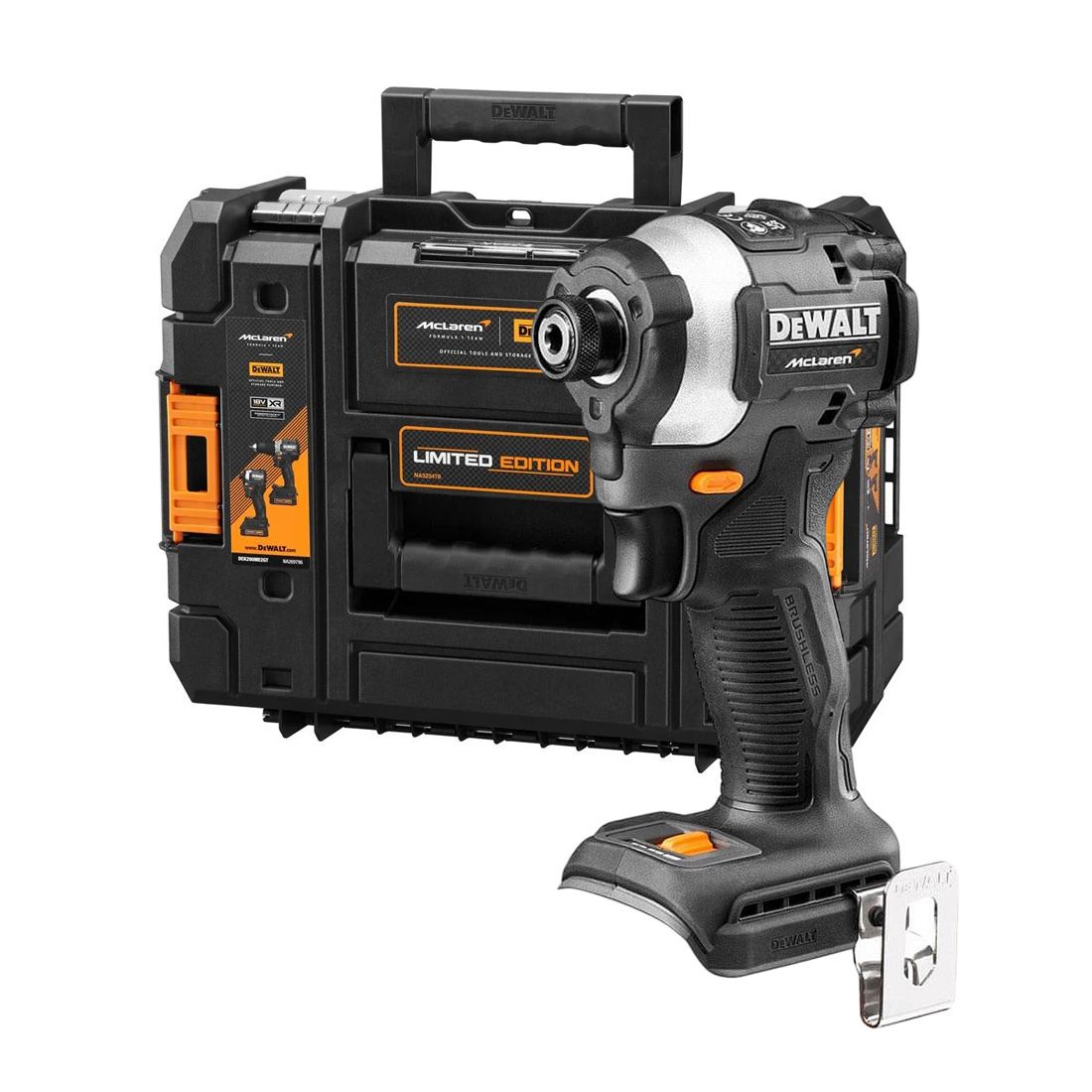 DEWALT DCF85MP2T 18V XR B/L IMPACT DRILL MCLAREN 2X5AH