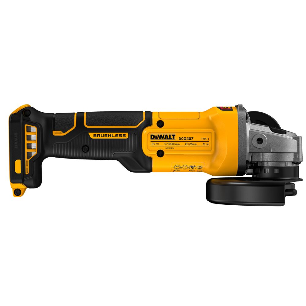 DEWALT DCG407N 18V XR 125MM ANGLE GRINDER BODY
