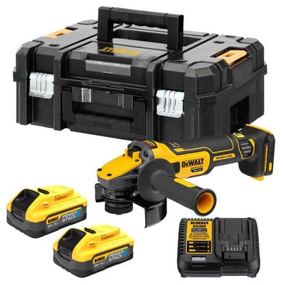 DEWALT DCG409H2T 18V XR 125MM GRINDER 2X5AH POWERSTACK