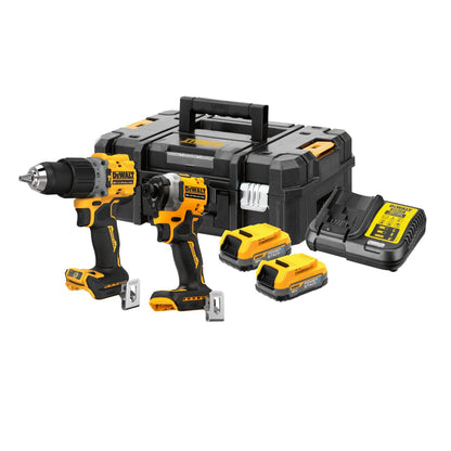 DEWALT DCK2050E2T 18V TWIN KIT POWERSTACK B/LESS G3