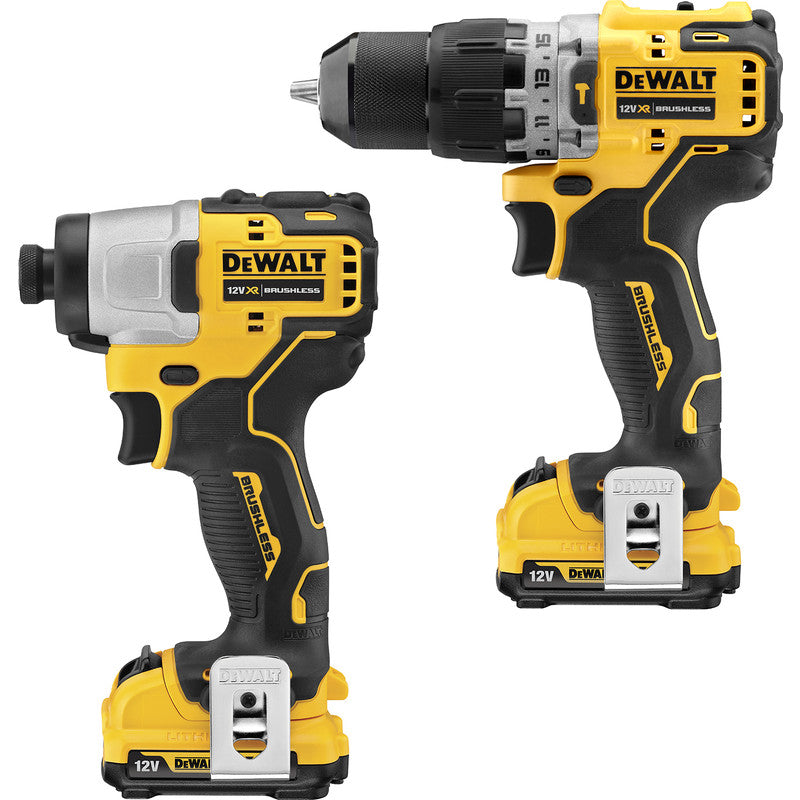 DEWALT DCK2111L2T 12V SUB COMPACT B/LESS TWIN KIT 2X3AH