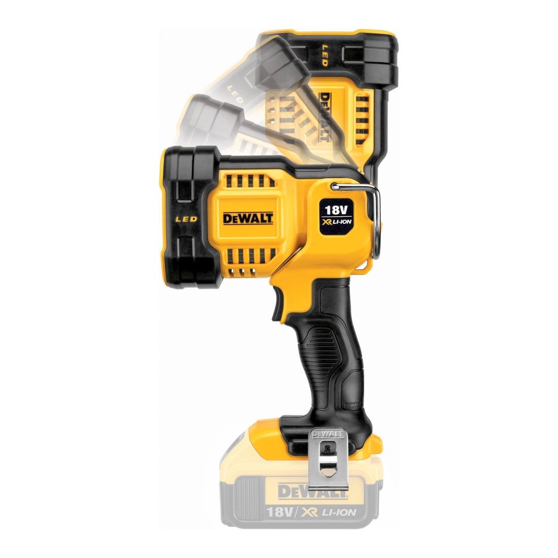DEWALT DCL043 18V XR LED SPOTLIGHT TORCH BODY