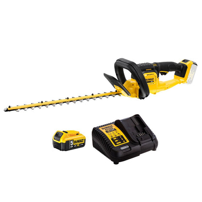 DEWALT DCMHT563P1 18V XR B/LESS HEDGE TRIMMER 1 X5.0AH