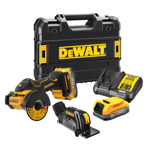 DEWALT DCS438E2T 18V XR CUT OFF SAW POWERSTACK 2 X COMP