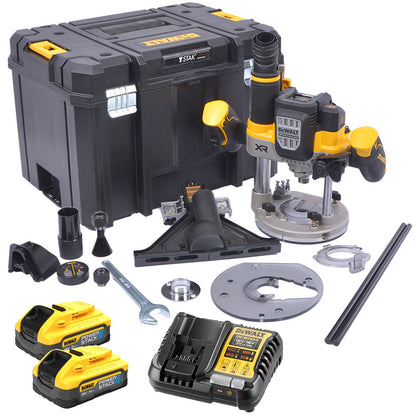DEWALT DCW620H2 18V XR 1/2" ROUTER 2 X POWERSTACK DCBP518