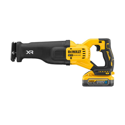 DEWALT DCS386H2T 18V B/LESS RECIP SAW POWERSTACK 2 X 5AH