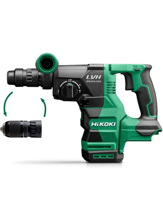 HIKOKI DH1826DCW2Z 18V 3 MODE SDS+ HAMMER DRILL BODY QCC