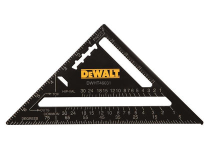 DEWALT DWHT46031-0 7" 177MM PREMIUM RAFTER LAYOUT SQUARE