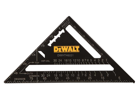 DEWALT DWHT46031-0 7" 177MM PREMIUM RAFTER LAYOUT SQUARE