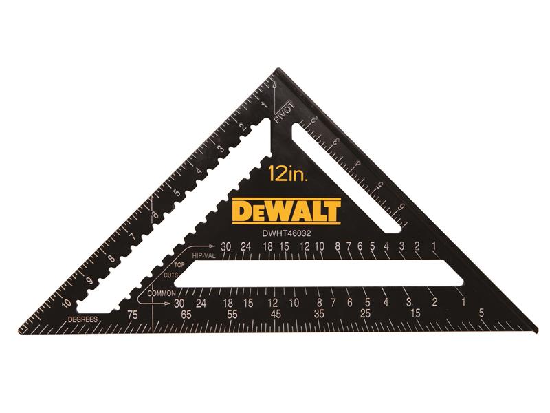 DEWALT DWHT46032-0 12" 300MM PREMIUM RAFTER LAYOUT SQUARE