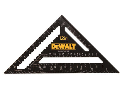 DEWALT DWHT46032-0 12" 300MM PREMIUM RAFTER LAYOUT SQUARE