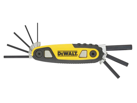 DEWALT DWHT0-70263 8PC HEX KEY SET FOLDING/LOCKING