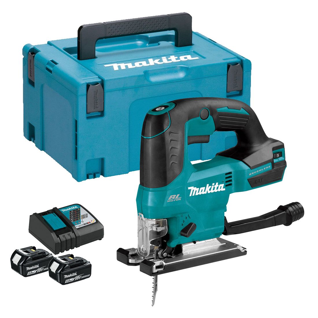 MAKITA DJV184 18V LXT JIGSAW BRUSHLESS 2 X 5.0AH MAKPAC