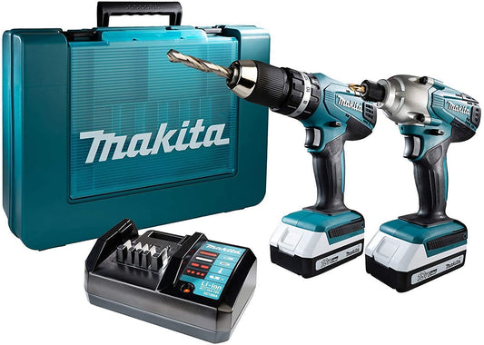 MAKITA DK18015 18V G SERIES TWIN KIT COMBI + IMPACT