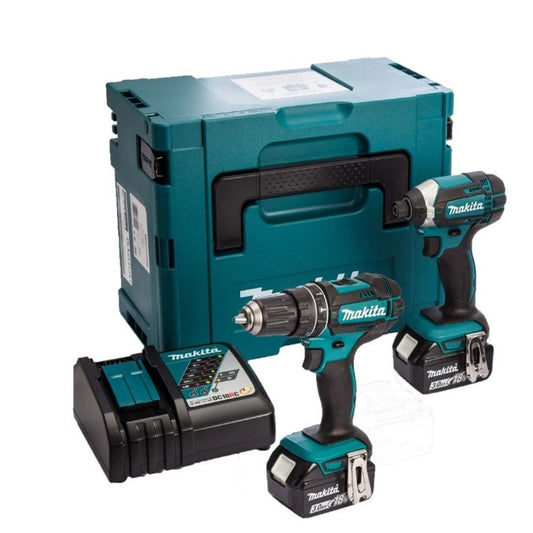 MAKITA DLX2131RJ 18V LXT TWIN KIT DHP482 DTD152 2 X 3.0AH