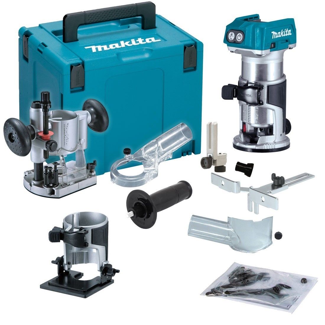 MAKITA DRT50ZJX2 18V LXT TRIMMER BODY INC 3 BASES+CASE