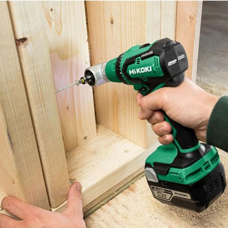 HIKOKI DS18DDQJRZ 18V 5 IN 1 B/LESS DRILL 2 X 2.0AH