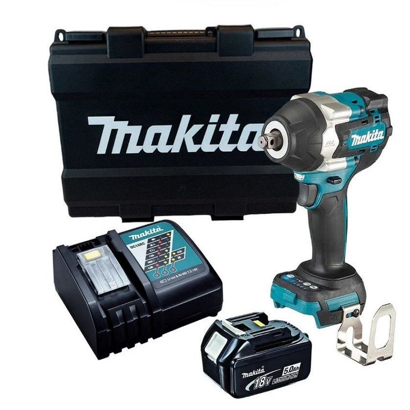 MAKITA DTW700RT 1/2" SQ DR B/L IMPACT WRENCH 1 X 5.0AH