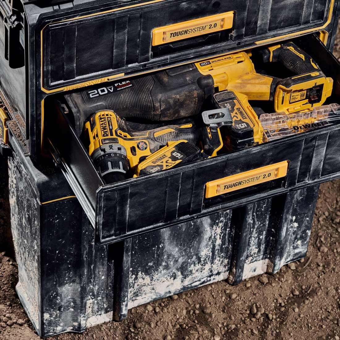 DEWALT DWST83529 TOUGHSYSTEM 2.0 2 DRAWER UNIT MODULE