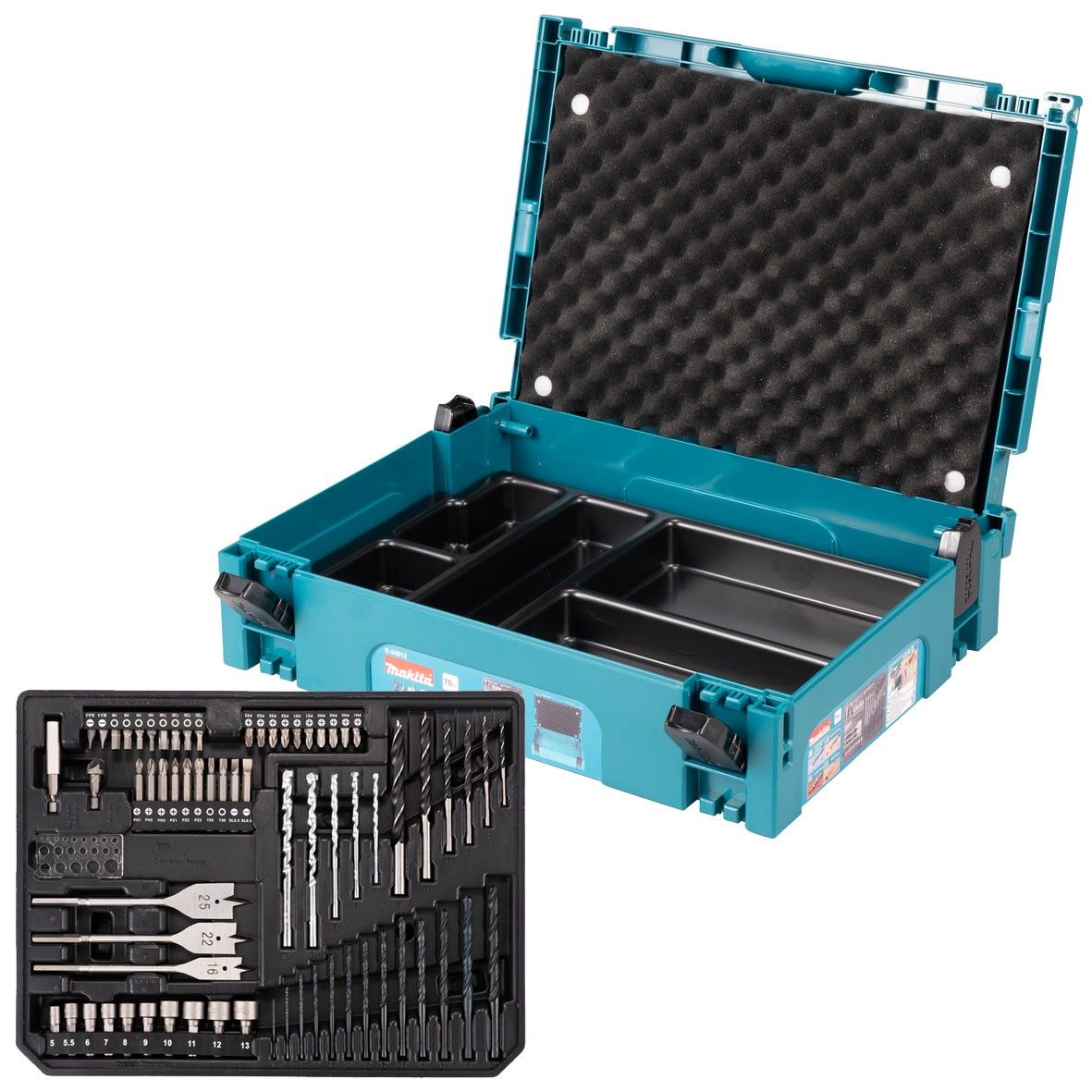 MAKITA E-24913 70 PIECE DRILL BIT SET IN MAKPAC
