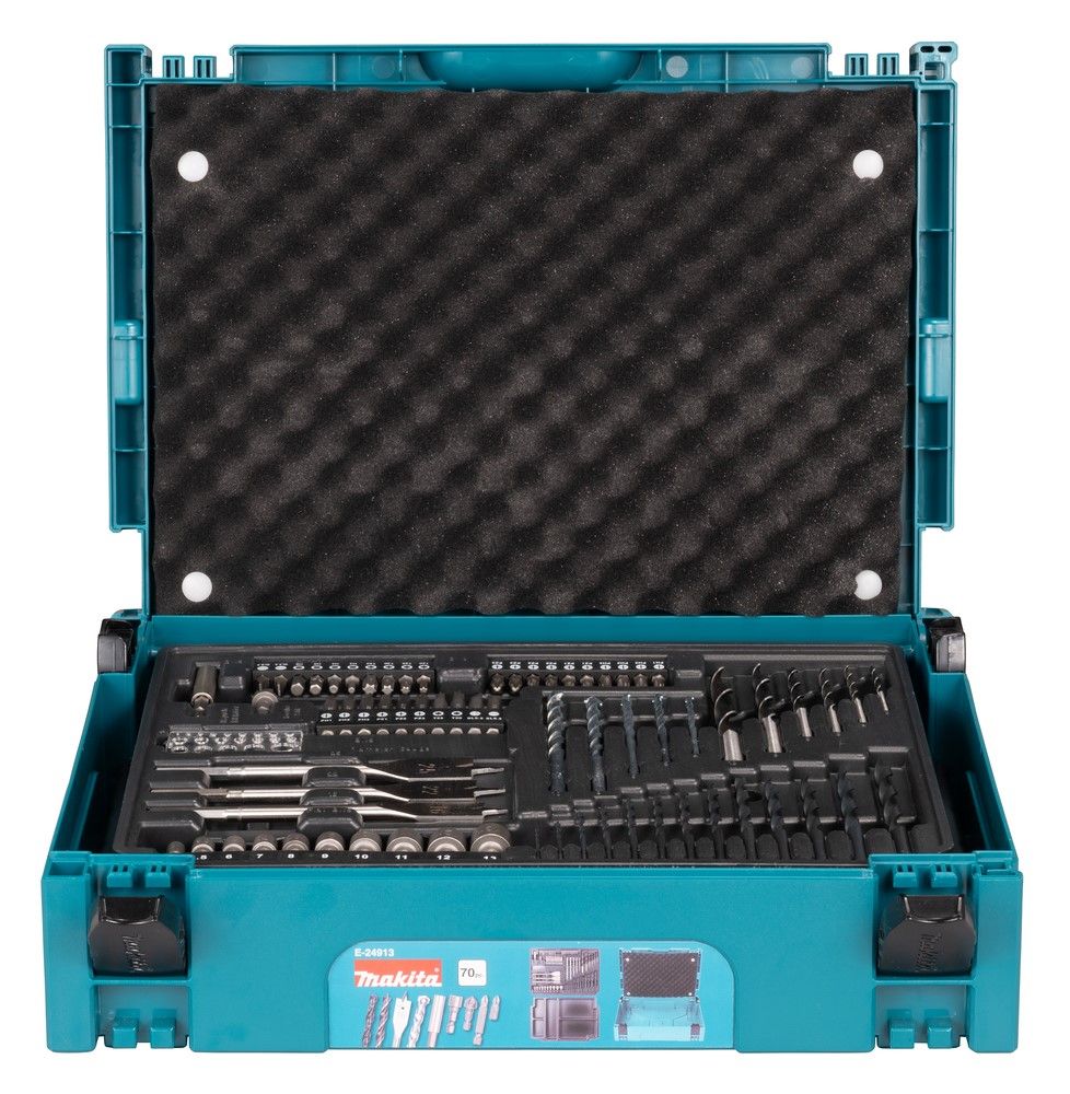 MAKITA E-24913 70 PIECE DRILL BIT SET IN MAKPAC
