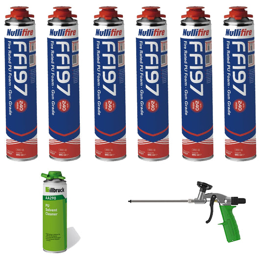 6XFIREFOAM PLUS 1XGUN&CLEANER