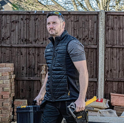 DEWALT FORCE GILET MEDIUM PADDED BLACK
