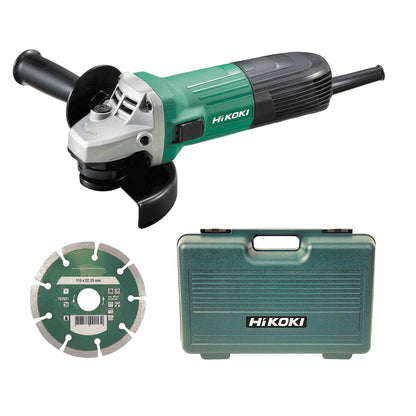 HIKOKI G12ST 115MM 41/2" 110V GRINDER WITH BLADE & CASE