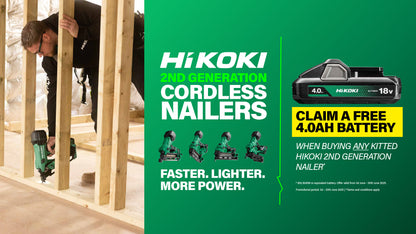 HIKOKI NV1845DAJXZ 18V COIL NAILER KIT BRUSHLESS