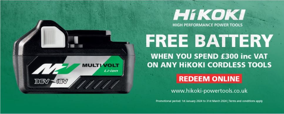 HIKOKI NT1865DMB 18V ANGLED 16G 2ND FIX NAILER 2 X 3.0AH