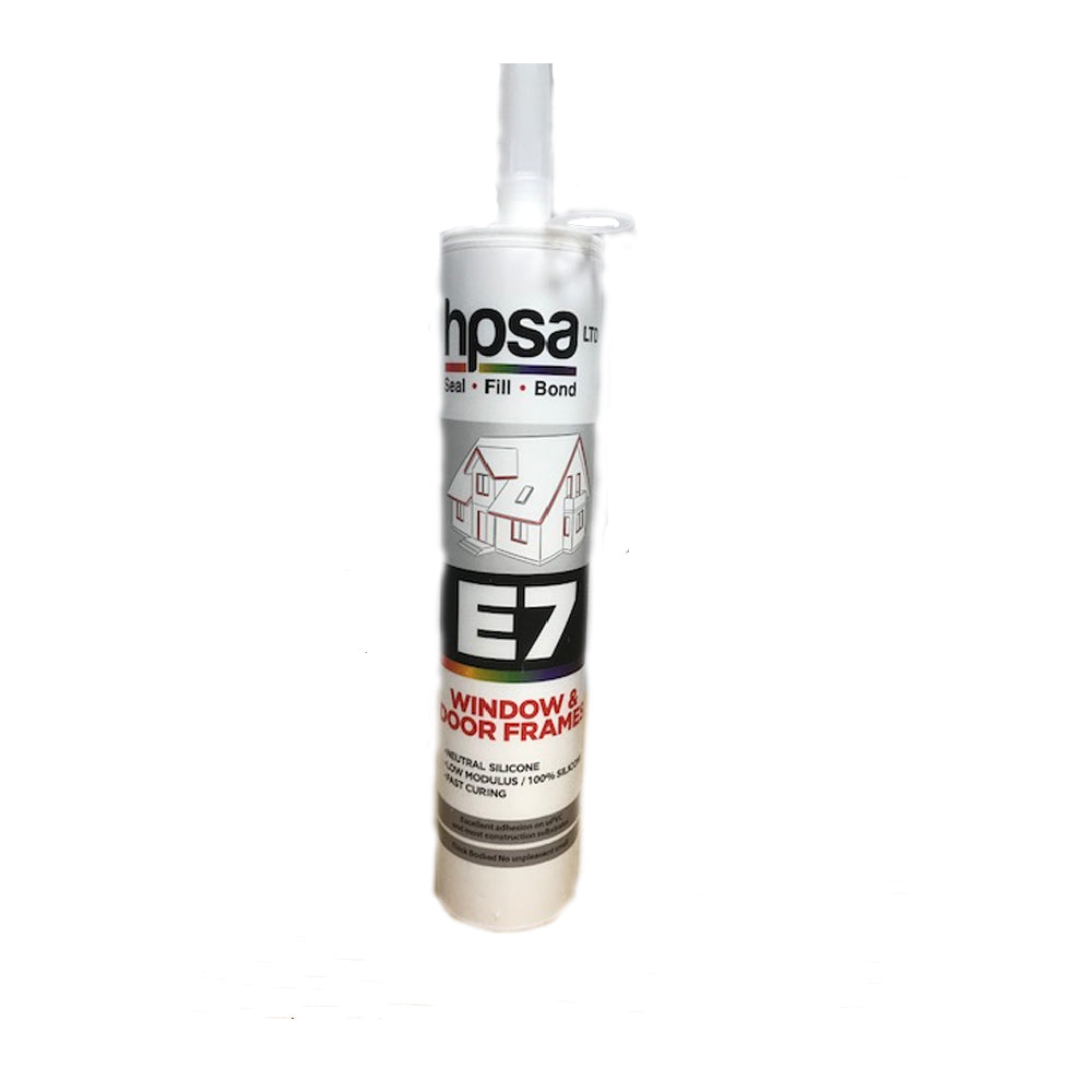 HPSA E7 WINDOWS NEUTRAL CURE LOW MOD 100% SILICONE WHITE