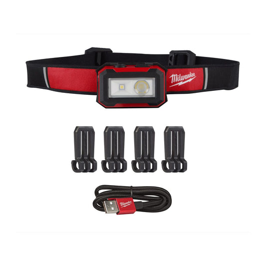 MILWAUKEE IRHL450 HEAD TORCH USB RECHARGEABLE 4933478587