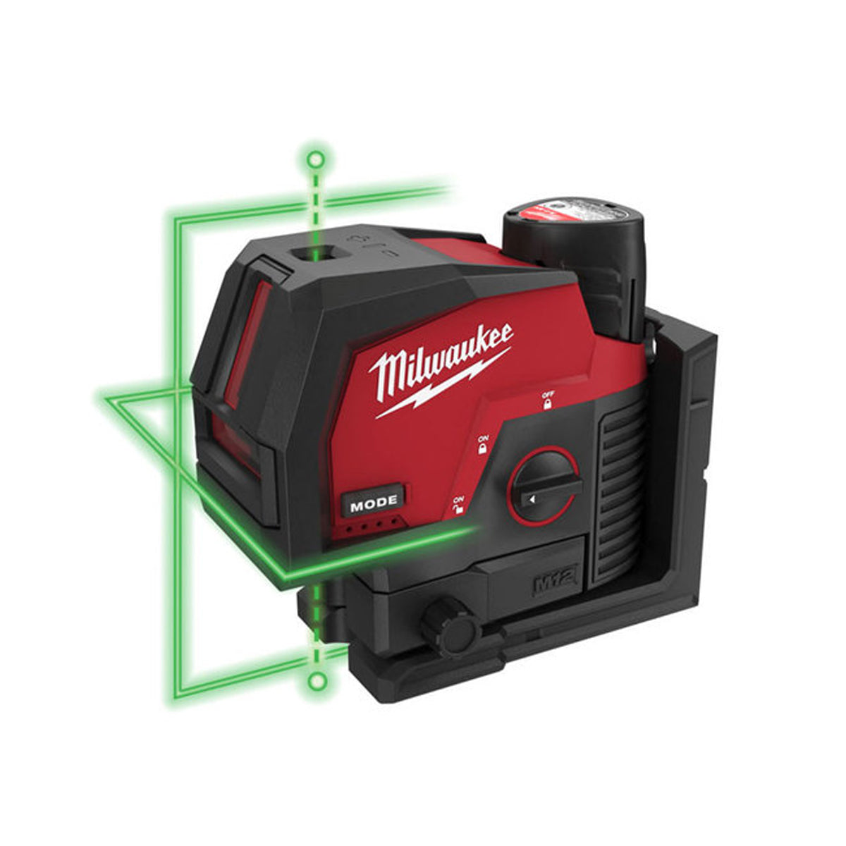 MILWAUKEE M12CLLP M12 GREEN CROSS LINE LASER 1 X 12V 3AH