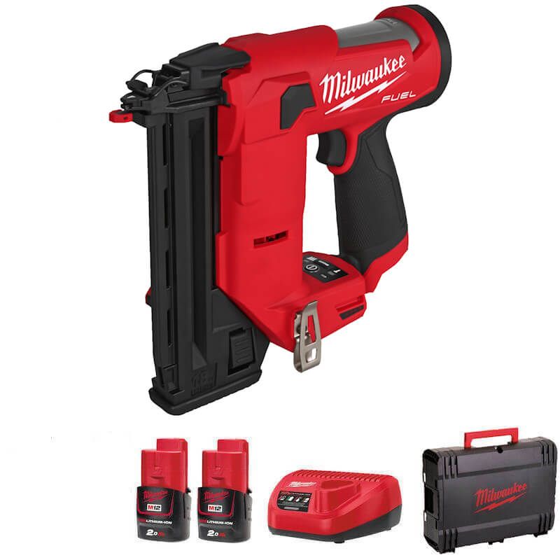 MILWAUKEE M12FCN18GS 12V M12 BRAD NAILER 2 X 2.0AH