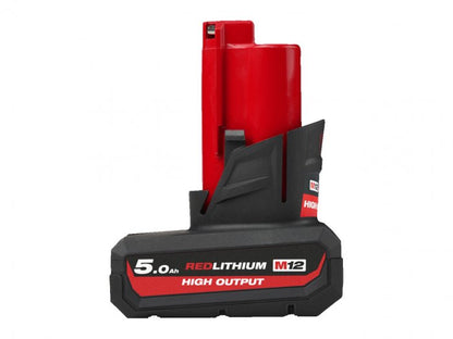 MILWAUKEE M12HB5 HIGH OUTPUT 12V BATTERY 5.0AH 4932430065
